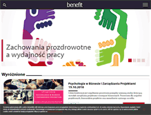 Tablet Screenshot of miesiecznik-benefit.pl